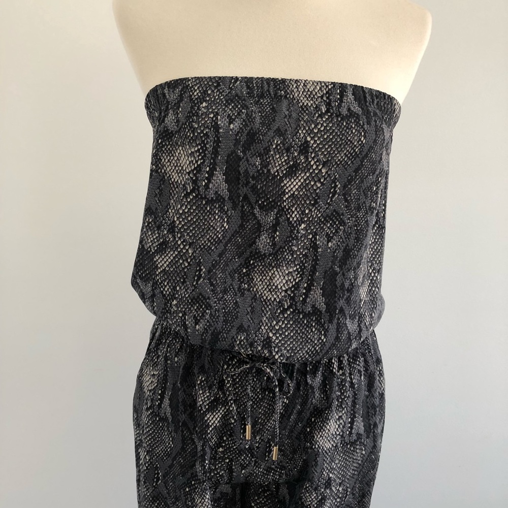 EXPRESS SNAKESKIN TUBE ROMPER - Picture 2 of 6